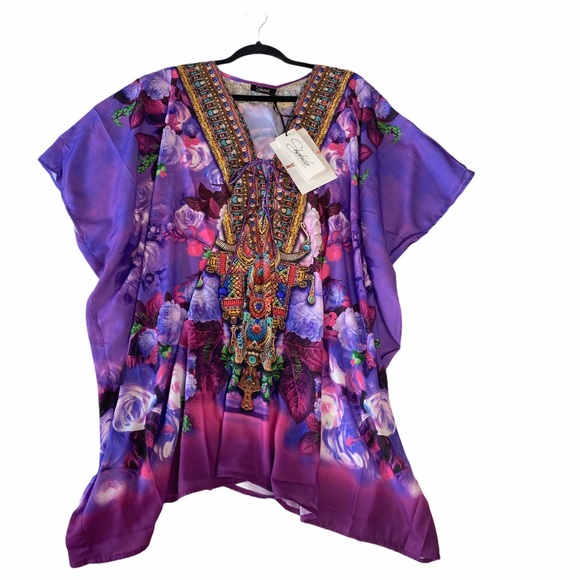 new Shahida Parides ꕥ 4Way Butterfly Kaftan Dress - Picture 4 of 16